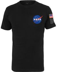 Mister Tee - T-Shirt NASA Insignia Logo Flag Tee (1-tlg) - Lyst