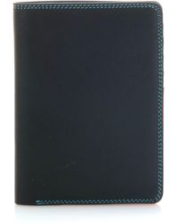 Mywalit Continental Wallet Geldbörse Leder 9 cm - Schwarz