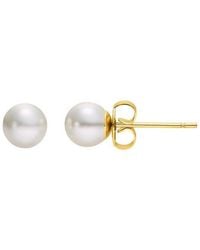 Heideman - Paar Ohrstecker Ohrstecker Goldfarben (Ohrringe, Inkl. Geschenkverpackung) Mit Perle - Lyst