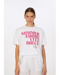 MARC AUREL - T-Shirt mit SUMMER AMORE Print - Lyst