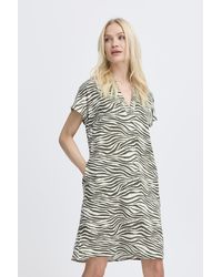B.Young - Sommerkleid BYFALAKKA Kleid aus Leinenmix - Lyst