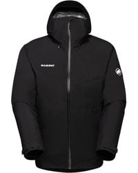 Mammut - Funktionsjacke Convey 3 in 1 HS Hooded Jacket Men -BLACK - Lyst