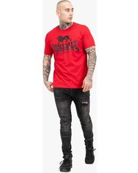 Lonsdale London - Logo T-Shirt Normale Passform - Lyst