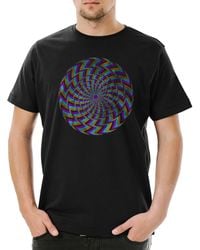 Urban Backwoods - Print-Shirt Hypno Spiral II T-Shirt Kreis Magic Kreisel Spirale Hypnose - Lyst