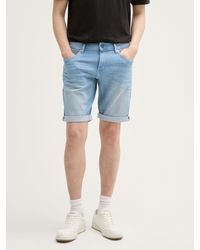 Tom Tailor - Jeansshorts TTJOSH Regular Slim Jeans Shorts mit Superstretch - Lyst