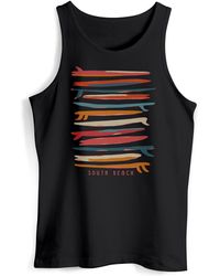 Neverless - Tanktop Tank-Top Surfboards South Beach California USA Sommer Surfing M mit Print - Lyst