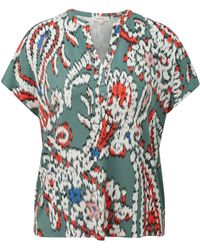 S.oliver - Kurzarmhemd T-Shirt - Lyst