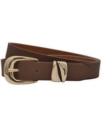 Annamatoni - Ledergürtel Damen Ledergürtel 2,5 Cm Breit Mit - Lyst