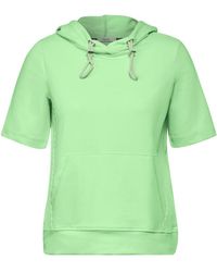 Cecil - Short Sleeve Sweatshirt w. pip, matcha lime - Lyst
