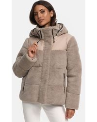 Marikoo - Winterjacke Kaguraa warme Teddyfell Sherpa Jacke - Lyst
