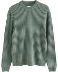 Next - Rundhalspullover Regular Fit Premium Rundhalspulli, Lambswool-Mix (1-tlg) - Lyst
