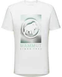 Mammut - Kurzarmshirt Trovat T-Shirt Men OFF WHITE - Lyst