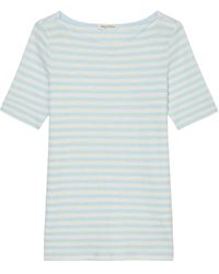 Marc O' Polo - Shirtbluse T-shirt, short sleeve, boat neck, s - Lyst