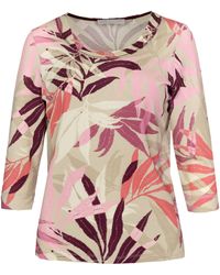 Bianca - Print-Shirt DINI mit modernem Allover-Druck in Trendfarben - Lyst