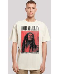 F4NT4STIC - Shirt Bob Marley Songs Of Freedom Reggae Music Premium Qualität, Musik, By Rock Off - Lyst