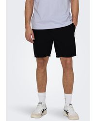 Only & Sons - Sweatshorts Shorts Bermuda Pants Sommer Hose 7318 in Schwarz - Lyst