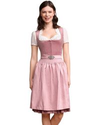 Krüger Madl - Ü Dirndl 'Alisha' 415468, Rose 60cm - Lyst