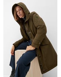 S.oliver - Funktionsmantel Parka mit Wattierung - Lyst