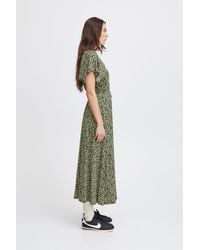 Ichi - Maxikleid IHAYA DR4 Luftiges Midi-Kleid mit Blumenmuster - Lyst
