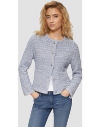 S.oliver - Strukturierte Strickjacke in Melange-Optik - Lyst