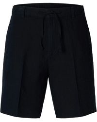 SELECTED - SLHREGULAR-LEROY LINEN BLD SHORTS N - Lyst