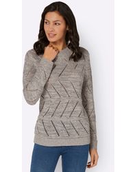 Sieh an! - Strickpullover Rundhalspullover - Lyst