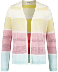 Gerry Weber - Offener Cardigan mit Colourblocking - Lyst