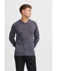 Blend - Strickpullover Bhdansel Feinstrickpullover Mit V-Ausschnitt - Lyst