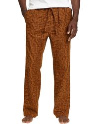 Eddie Bauer - Pyjamahose Sleepwear mit Flannel - Lyst