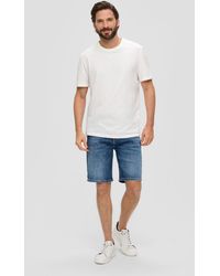 S.oliver - Stoffhose Short Jeans / Regular fit / Mid rise / Straight leg Waschung - Lyst