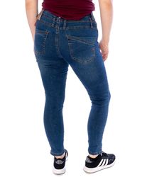 Buena Vista - Slim-fit- Florida 7/8 Cozy Denim Jeans dark - Lyst