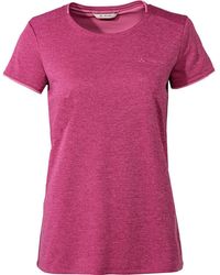 Vaude - Kurzarmshirt Wo Essential T-Shirt RICH PINK - Lyst