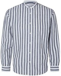 SELECTED - Langarmhemd Hemd SLHREGNEW-LINEN SHIRT Regular Fit (1-tlg) - Lyst