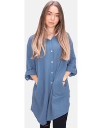 Seasons of April - Oversized Musselinbluse Jessy - Lyst