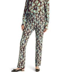Marc Cain - Stoffhose "Collection Graphic Booster" Premium mode Hose FREDERICA mit Alloverprint - Lyst