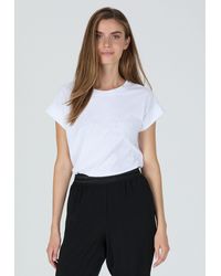 MARC AUREL - T-Shirt mit "Wake me for Champagne" Stickerei - Lyst