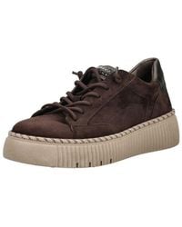 Gabor - Sneaker Veloursleder Plateausneaker - Lyst