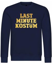 deinshirt - Rundhalspullover Pullover LAST MINUTE KOSTÜM Mit Print Motiv, Grafik - Lyst