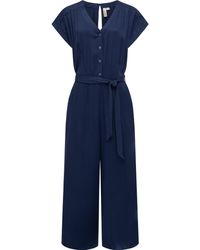 Ragwear - Jumpsuit Glina Langer Overall mit Bindegürtel an der Taille - Lyst