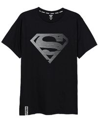 Dc Comics - Print- Superman Kurzarm T-Shirt Gr. S bis XXL, 100% Baumwolle - Lyst