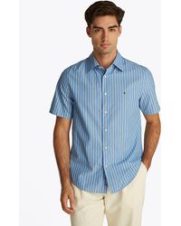 Tommy Hilfiger - Kurzarmhemd FLEX POPLIN RETRO STP SS SHIRT - Lyst