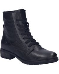 Josef Seibel - Kate 17 Schnürstiefelette Stiefelette, Boots, Kurzstiefel Mit Modischem Blockabsatz - Lyst