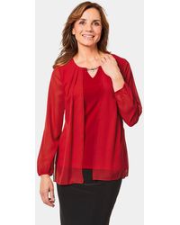 Goldner - Klassische Bluse Kurzgröße: - Lyst