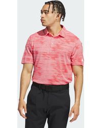 adidas - ULTIMATE365 TEXTURED STRIPE POLOSHIRT - Lyst