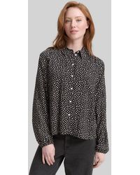 Tom Tailor - Langarmbluse Blusen & Shirts Hemdbluse Mit Muster - Lyst