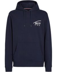 Tommy Hilfiger - Kapuzensweatshirt TJM REG ENTRY GRAPHIC HOODIE EXT Große Größen mit Logoprägung - Lyst