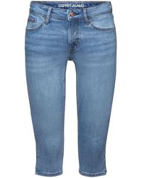 Esprit - 7/8- Capri-Jeans mit mittelhohem Bund - Lyst