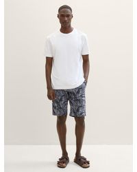 Tom Tailor - Bermudas Regular Shorts mit Leinen - Lyst