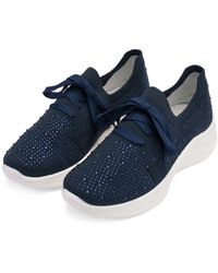 Ara - Seattle Slip-On Sneaker Keilabsatz, Slipper, Freizeitschuh Mit Strasssteinen, H-Weite - Lyst