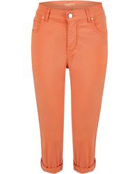 ANGELS Caprijeans 'Cici TU Tape' mit Coloured Denim - Orange